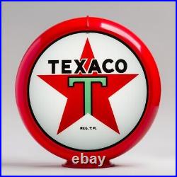 Texaco Star Gas Pump Globe 13.5 in Red Plastic Body (G192) FREE US SHIPPING