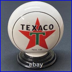 Texaco Star Gasoline Mini Gas Pump Globe America's Favorite Desk Lamp 110V