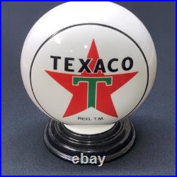 Texaco Star Gasoline Mini Gas Pump Globe America's Favorite Desk Lamp 110V