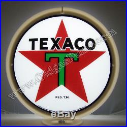 Texaco T Star Gas Pump Globe