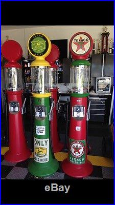 Texaco Themed Gas Pump Gumball Machines. Local Pick Up