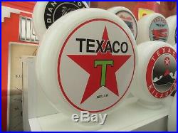 Texaco Vintage Style Gas Pump Globe Glass Art Desk Lamp Petrol Pump Globe