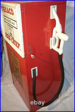 Texaco Wolverine Toy Gas Pump Fire Chief Vintage