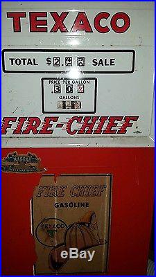 Texaco fire chief gas pump 1960s