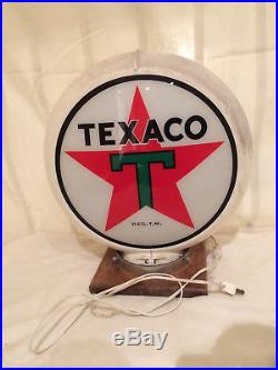 Texaco gas pump globe light