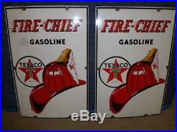 Texaco gas pump signs Original