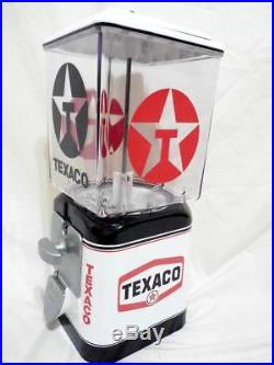 Texaco gas pump vintage gumball machine Oak Acorn 5 cent coin op old gas station