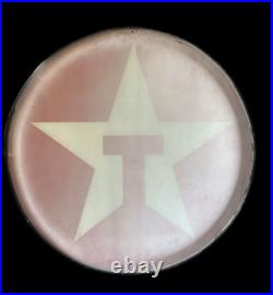 Texaco large acrylic vintage advertising gas station sign face rare Texaco large acrylic vintage advertising gas station sign face rare