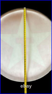 Texaco large acrylic vintage advertising gas station sign face rare Texaco large acrylic vintage advertising gas station sign face rare