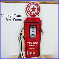 Tin Signboard Vintage Texaco Die-Cut Embossed Gas Pump Antique Genuinely