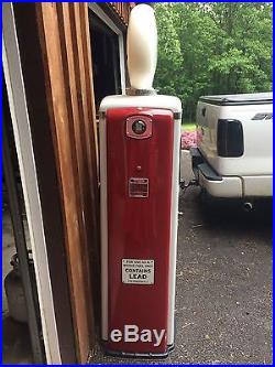 Tokheim 300 Texaco Fire Chief Gas Pump With Globe