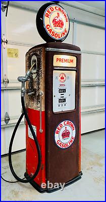 Tokheim 39 Gas Pump Porcelain Sign Bennett Gilbarco Wayne Gulf Texaco Gulf Shell