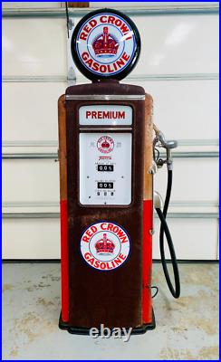 Tokheim 39 Gas Pump Porcelain Sign Bennett Gilbarco Wayne Gulf Texaco Gulf Shell