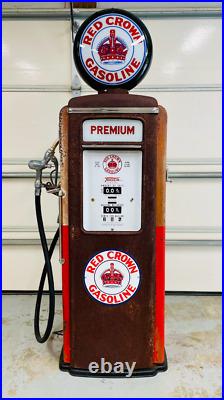 Tokheim 39 Gas Pump Porcelain Sign Bennett Gilbarco Wayne Gulf Texaco Gulf Shell