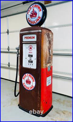 Tokheim 39 Gas Pump Porcelain Sign Bennett Gilbarco Wayne Gulf Texaco Gulf Shell