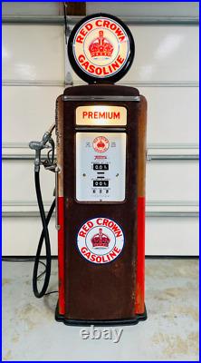 Tokheim 39 Gas Pump Porcelain Sign Bennett Gilbarco Wayne Gulf Texaco Gulf Shell