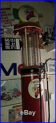 Tokheim 520 Gravity Gas Pump with Texaco Globe