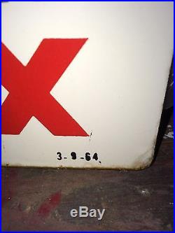 Two Texaco Gas Pump Signs