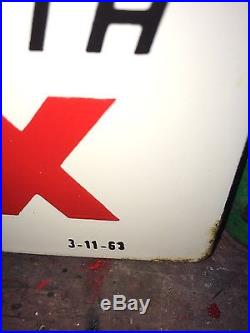 Two Texaco Gas Pump Signs