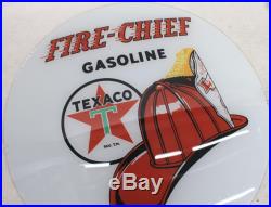 VINTAGE GAS PUMP SUPPLY Texaco Fire Chief 13.5 Globe w Red Plastic Body NEW
