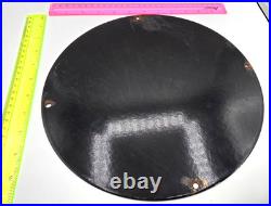 VINTAGE GENUINE TEXACO PORCELAIN SIGN PUMP PLATE GAS STATION OIL 12 x 12 2