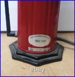 VINTAGE Gas Pump GumBall Machine Candy Vending Dispenser 22 TEXACO Oil