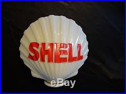 Vintage Shell Gas Pump Globe Exxon Mobile Texaco