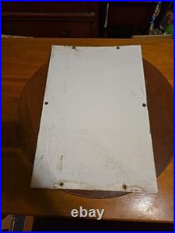 Vintage 18 Original Texaco Sky Chief Su-Preme Petrox Porcelain Gas Pump Plate