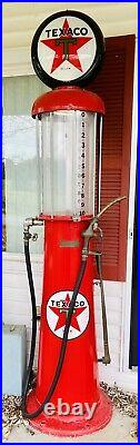 Vintage 1920s Texaco Wayne visible short 10 gallon gas pump Service Station