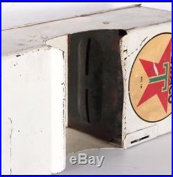 Vintage 1930's Texaco Gas pump island paper towel window wash box