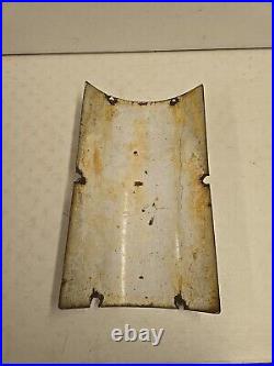 Vintage 1940 Original Texaco Sky Chief Gasoline Porcelain Curved Pump Plate Sign Vintage 1940 Original Texaco Sky Chief Gasoline Porcelain Curved Pump Plate Sign