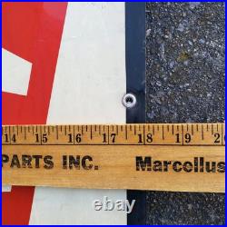 Vintage 1940's Texaco Marfak Lubrication Advertising Sign Gas Station Pump Oil