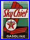 Vintage_1947_Texaco_Sky_Chief_Gasoline_Gas_Pump_Plate_18x12_Porcelain_Sign_01_ei