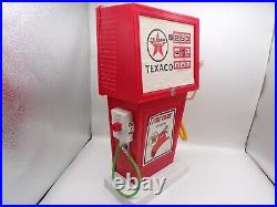 Vintage 1950's TEXACO FIRE CHIEF TOY GAS PUMP 17 1/2 Tall by H-G Toys with BOX