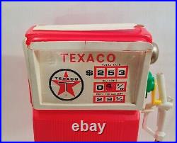 Vintage 1950's Texaco Fire Chief Advertising Sign Toy Gas Pump 29 Cents A Gallon