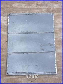 Vintage 1950's Texaco Mechanic On Duty Porcelain Gas Station Pump Sign 16 X 12