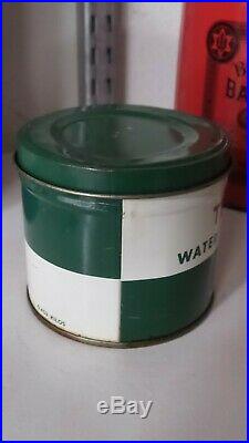 Vintage 1950s TEXACO 1 LB Water Pump Grease Can Gas & Oil NOSFULL