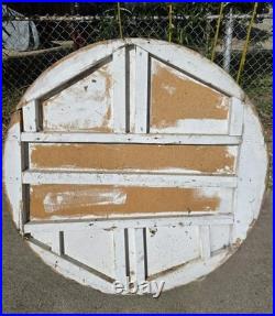 Vintage 1950s Texaco Folk Art Gas Station Sign Wood Hand Painted Man Cave Decor