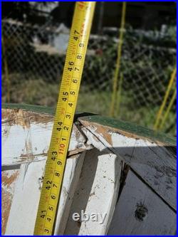 Vintage 1950s Texaco Folk Art Gas Station Sign Wood Hand Painted Man Cave Decor