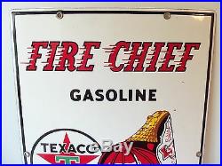Vintage 1960s Texaco Sign Fire Chief Porcelain Gas Pump Roadshowfinds Garage