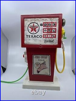 Vintage 1960s Texaco Toy Gas Pump H-G Toys