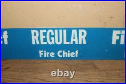 Vintage 1979 Texaco Fire Chief Regular Gasoline Gas Station 34 Gas Pump Sign