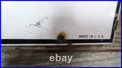 Vintage 3-40 1940 Texaco Fire Chief Gas Pump Plate Porcelain Sign All Original