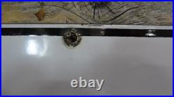 Vintage 3-40 1940 Texaco Fire Chief Gas Pump Plate Porcelain Sign All Original