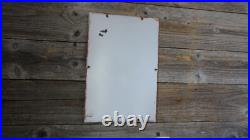 Vintage 3-40 1940 Texaco Fire Chief Gas Pump Plate Porcelain Sign All Original