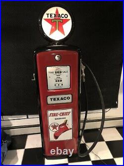 Vintage Antique gas pump Texaco Fire Chief