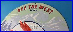 Vintage Chevron Gasoline Sign West Supreme Gas Pump Service Porcelain Sign Vintage Chevron Gasoline Sign West Supreme Gas Pump Service Porcelain Sign