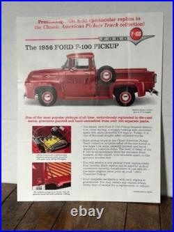 Vintage Danbury Mint 1956 Ford F100p/u And 1920's Wayne Texaco Gas Pump Both Nib