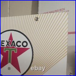 Vintage Dated 1962 Texaco Fuel Chief 1 Porcelain Gas Station Pump Plate Sign