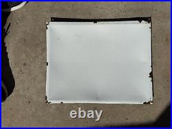 Vintage Design Texaco Fire Chief Gasoline Porcelain convexed Pump Plate